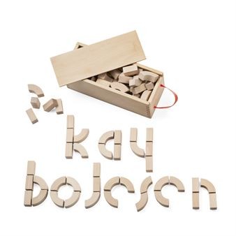 Kay Bojesen alphabet blocks