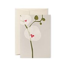 pleased to meet - Orchid greeting card