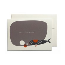 pleased to meet - Congratulations koi greeting card
