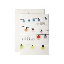 pleased to meet - Birthday lights card