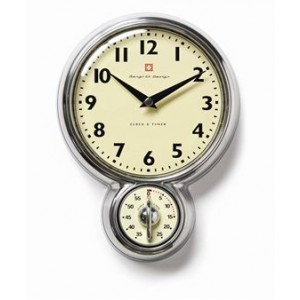 Bengt Ek wall clock, timer