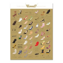 Pop Chart Lab - The Many Shoes of Carrie Bradshaw\'s Closet