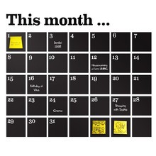 펌리빙 Wall Sticker Calendar