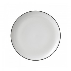 로얄덜튼 Bread Street Medium Plate, White