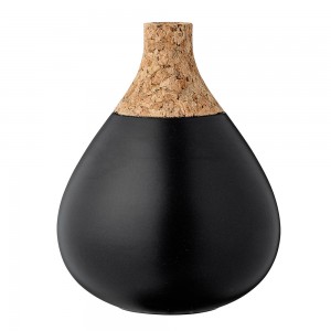 블루밍빌레 Vase 22,5cm, Black