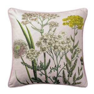 블루밍빌레 Flowers On Blush Pillow 45x45cm