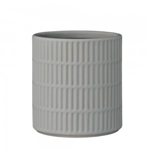 블루밍빌레 Ceramic Flower Pot, Grey