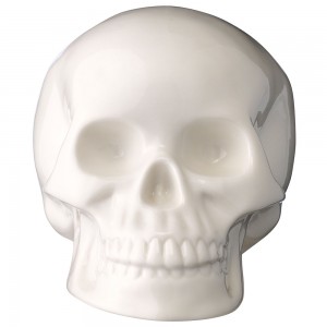 블루밍빌레 Skull Decoration, White