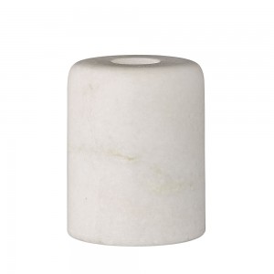블루밍빌레 Marble Candle Holder 6cm, White