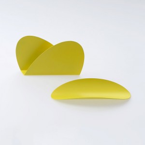 알레시 Ellipse Platter & Letter Rack, Yellow
