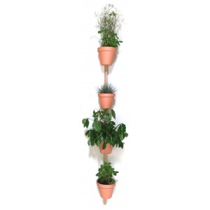XPOT Wall fixation - For 4 flowerpots / H 200 cm
