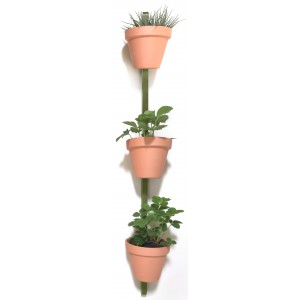 XPOT Wall fixation - For 3 flowerpots / H 150 cm