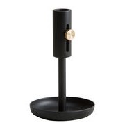 Granny Large Candle stick - Steel & brass