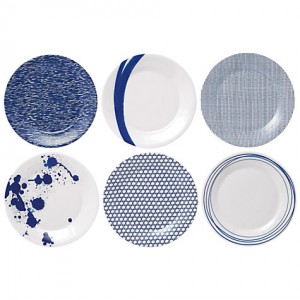로얄덜튼 퍼시픽 포슬린 사이드 플레이트 Pacific Porcelain Side Plates Set of 6