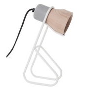 Cement Wood Table lamp - H 32 cm