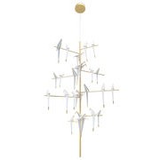 모오이 Perch Light Tree LED Pendant - Swiveling birds / Ø 170 x H 270 cm