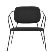 하우스닥터 Klever Low armchair - Padded / Fabric & metal