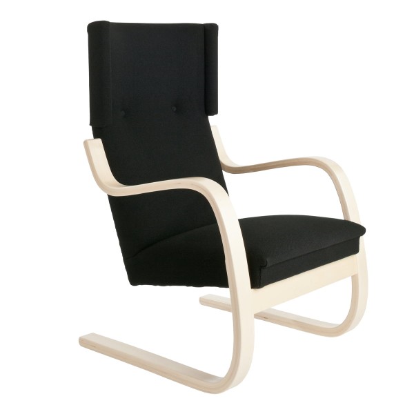 아르텍 Chair 401, silver birch / black (Hallingdal 65 / 190) [15% 할인]