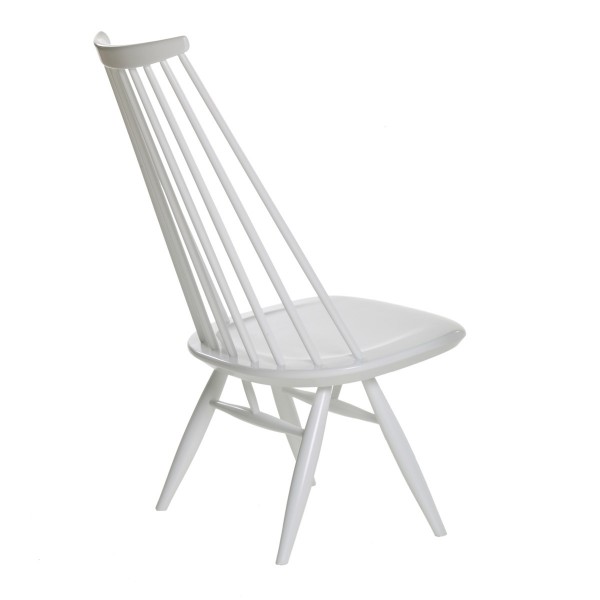 아르텍 Mademoiselle Lounge Chair, white lacquered