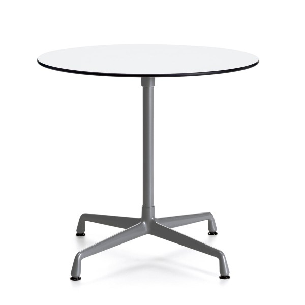 비트라 Contract table outdoor round, dark grey / white