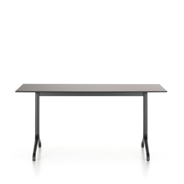 비트라 Belleville dining table outdoor, rectangular, 160 x 75 cm, deep black /black