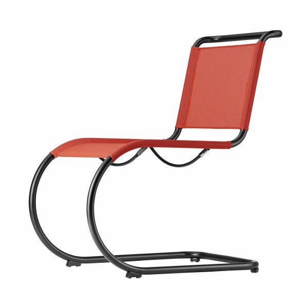 토넷 S 533 n chair, black frame (ts 9005) / cherry fabric